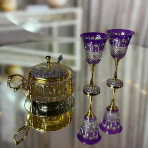 Икорница и два фужера "Королевское Изящество" арт. 3164