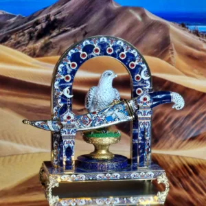 Композиция с ножом "Сапфировый страж пустыни" арт. 2500